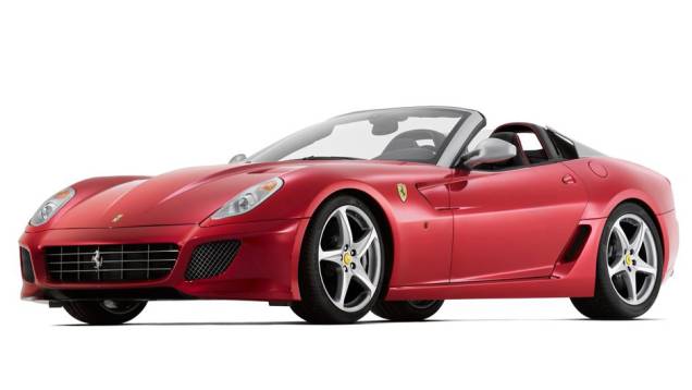 8) Ferrari 599 SA Aperta - Valor do IPVA 2013:R$ 65.185 - Valor venal, segundo tabela Fipe: R$ 1.629.635 - Ano: 2011 - Carro que esse IPVA pagaria: Peugeot 408 Sedan Feline 2.0 16V Aut. (R$ 64.668)