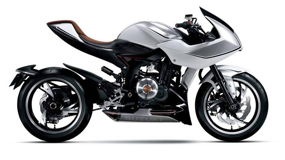 Prot&oacute;tipo est&aacute; equipado com motor 588 cc de dois cilindros e turbo | <a href="https://quatrorodas.abril.com.br/moto/noticias/suzuki-mostra-recursion-concept-761664.shtml" rel="migration">Leia mais</a>