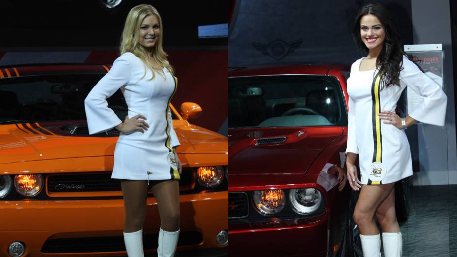 As garotas do Salão de Detroit 2014! | <a href="https://quatrorodas.abril.com.br/noticias/saloes/detroit-2014" rel="migration">Tudo sobre o Salão!</a>