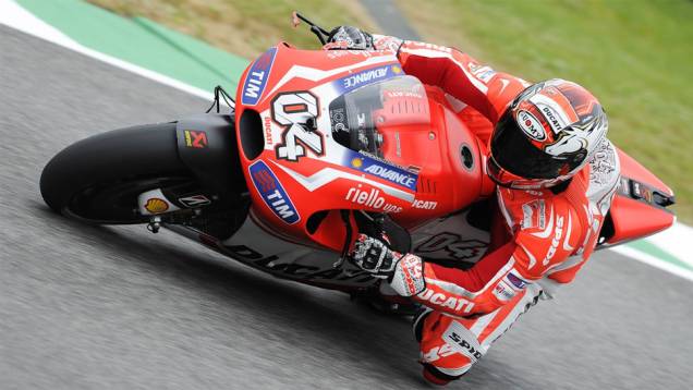 Andrea Dovizioso foi o quarto melhor nesta sexta-feira (30) em Mugello | <a href="https://quatrorodas.abril.com.br/moto/noticias/motogp-marquez-lidera-treinos-mugello-784616.shtml" rel="migration">Leia mais</a>