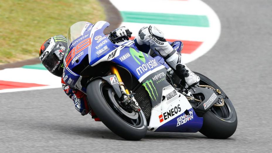 Jorge Lorenzo foi apenas o quinto | <a href="https://quatrorodas.abril.com.br/moto/noticias/motogp-marquez-lidera-treinos-mugello-784616.shtml" rel="migration">Leia mais</a>