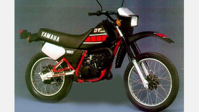 A Yamaha DT180 era a primeira escolha dos "trilheiros" na década de 1980