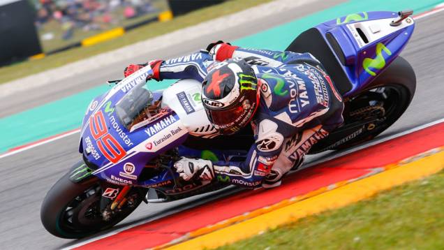 Jorge Lorenzo aparece apenas em nono | <a href="https://quatrorodas.abril.com.br/moto/noticias/motogp-aleix-espargaro-garante-pole-holanda-787487.shtml" rel="migration">Leia mais</a>