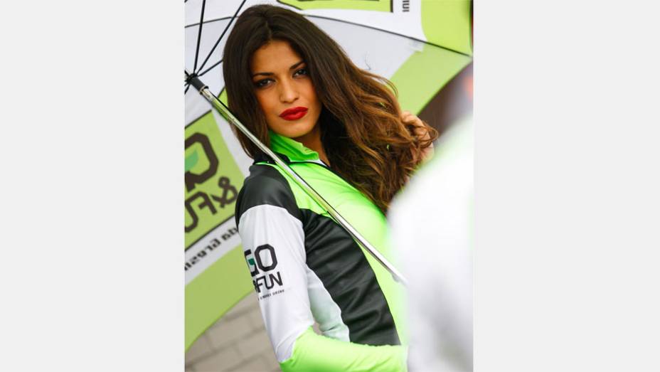 Veja as belas Garotas da MotoGP, etapa da Holanda | <a href="https://quatrorodas.abril.com.br/moto/galerias/competicoes/motogp-2014-assen-787516.shtml" rel="migration">Leia mais</a>