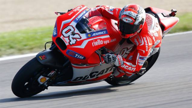 Andrea Dovizioso ficou com o segundo lugar | <a href="https://quatrorodas.abril.com.br/moto/noticias/motogp-marquez-conquista-pole-indianapolis-795041.shtml" rel="migration">Leia mais</a>