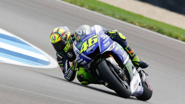 Valentino Rossi garantiu o quinto lugar | <a href="https://quatrorodas.abril.com.br/moto/noticias/motogp-marquez-conquista-pole-indianapolis-795041.shtml" rel="migration">Leia mais</a>