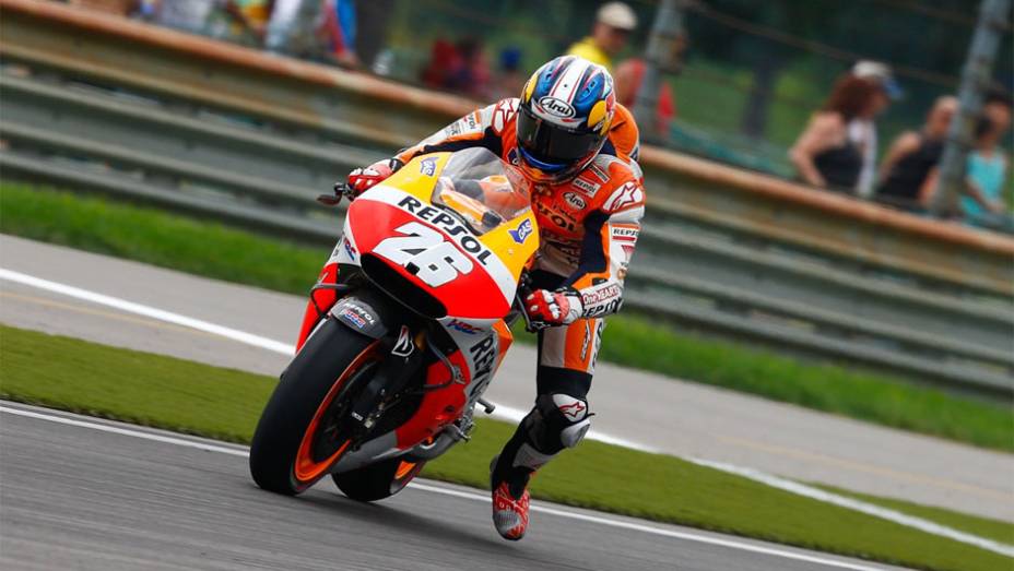 Dani Pedrosa foi o quarto | <a href="https://quatrorodas.abril.com.br/moto/noticias/motogp-marquez-vence-prova-indianapolis-795057.shtml" rel="migration">Leia mais</a>