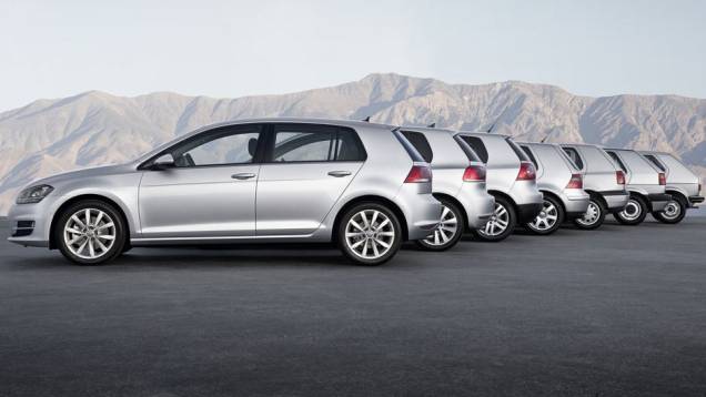 Depois de muita expectativa, finalmente a VW confirmou o novo Golf no Brasil; enquanto ele não chega às ruas, relembre as sete gerações do modelo mais vendido da marca no mundo | <a href="https://quatrorodas.abril.com.br/carros/lancamentos/volkswagen-golf-" rel="migration"></a>