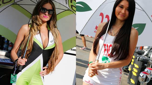 Veja as belas Garotas da MotoGP em Motegi e saiba como foi a corrida | <a href="https://quatrorodas.abril.com.br/moto/noticias/ultrapassagem-final-bicampeonato-marc-marquez-805642.shtml" rel="migration">Leia mais</a>