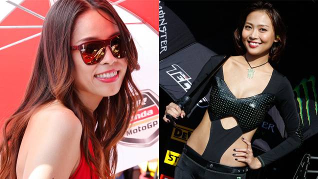 Veja as belas Garotas da MotoGP em Motegi e saiba como foi a corrida | <a href="https://quatrorodas.abril.com.br/moto/noticias/ultrapassagem-final-bicampeonato-marc-marquez-805642.shtml" rel="migration">Leia mais</a>