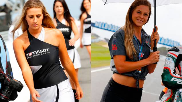 Veja as belas Garotas da MotoGP em Phillip Island e saiba como foi a corrida | <a href="https://quatrorodas.abril.com.br/moto/noticias/motogp-valentino-rossi-vence-etapa-phillip-island-806658.shtml" rel="migration">Leia mais</a>