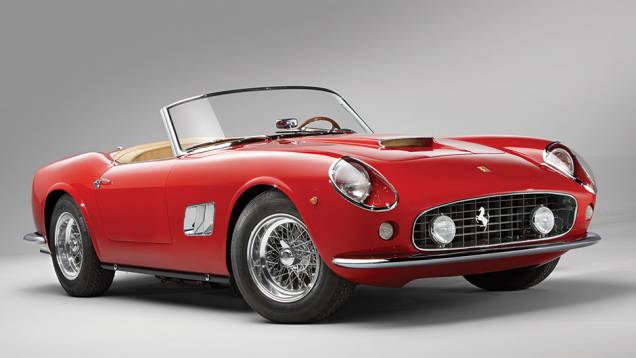 8º - Ferrari 250 GT SWB California Spider (1961); arrematada por 15.180.000 em agosto de 2014