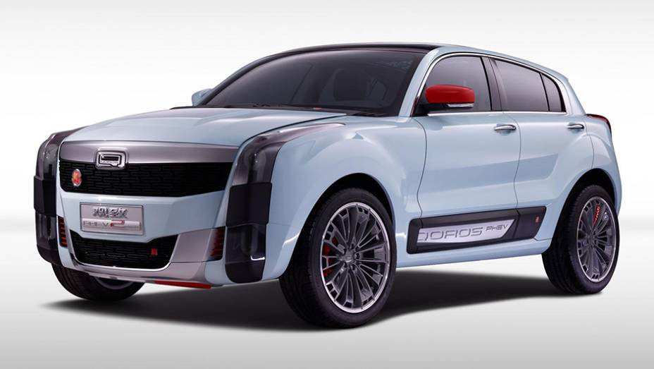 O Qoros 2 SUV PHEV concept tem linhas "quadradas", pensadas para agradar o público jovem | <a href="https://quatrorodas.abril.com.br/noticias/fabricantes/qoros-2-suv-phev-concept-revelado-856822.shtml" rel="migration">Leia mais</a>