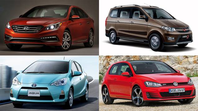 Já falamos muito sobre o reinado do Fiat Palio no mercado brasileiro em 2014. Mas e nos outros países? Saiba quais foram os modelos mais vendidos nos principais mercados durante o ano passado!