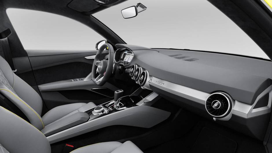 Os bancos s&atilde;o cobertos por couro de pedra cinzenta. | <a href="https://quatrorodas.abril.com.br/noticias/saloes/pequim-2014/audi-tt-offroad-revelado-780298.shtml" rel="migration">Leia mais</a>