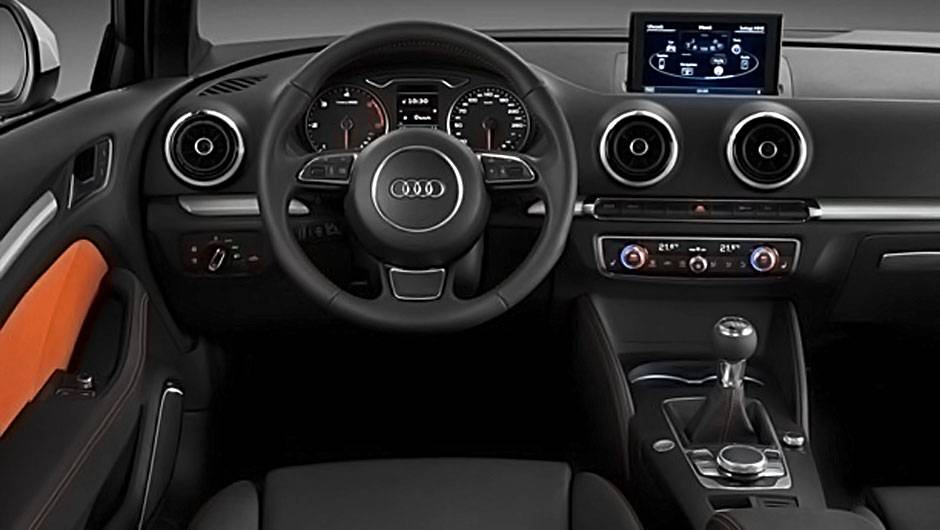 Grande parte dos comandos pode ser controlada por bot&otilde;es no volante | <a href="https://quatrorodas.abril.com.br/saloes/genebra/2012/audi-a3-678626.shtml" rel="migration">Leia mais</a>