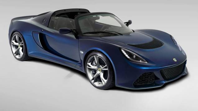 Lotus Exige S Roadster: leve, o esportivo tem um possante motor V6 | <a href="https://quatrorodas.abril.com.br/saloes/genebra/2012/lotus-exige-s-roadster-678700.shtml" rel="migration">Leia mais</a>