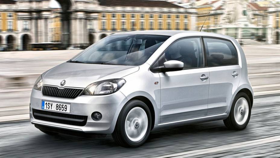 Citigo será equipado com duas opções de propulsores 1.0 a gasolina com três cilindros | <a href="https://quatrorodas.abril.com.br/saloes/genebra/2012/skoda-citigo-5p-678519.shtml" rel="migration">Leia mais</a>