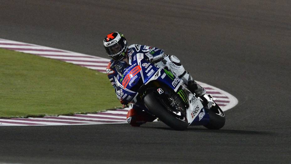 Jorge Lorenzo, da Yamaha, largará em quinto. | <a href="https://quatrorodas.abril.com.br/moto/noticias/marc-marquez-pole-primeira-etapa-ano-motogp-777577.shtml" rel="migration">Leia mais</a>