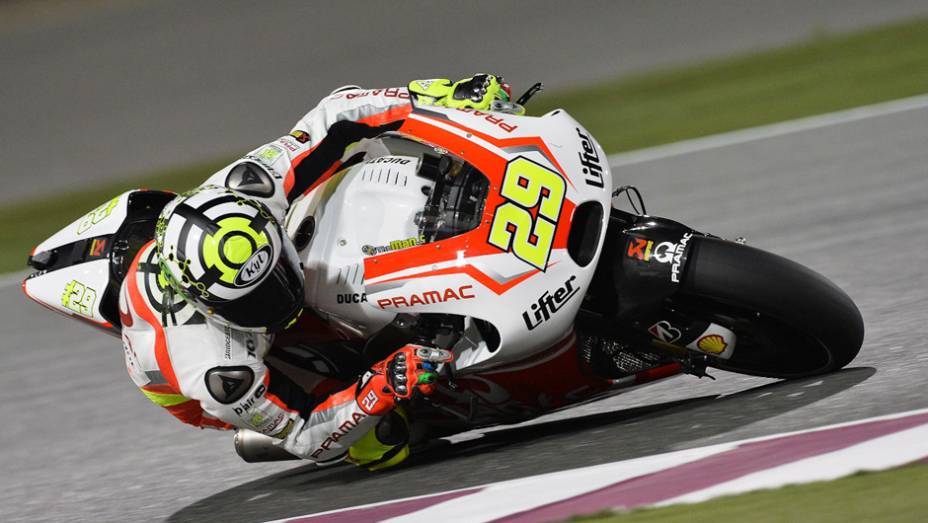 Andrea Iannone, Pramac Racing, o 11º | <a href="https://quatrorodas.abril.com.br/moto/noticias/marc-marquez-pole-primeira-etapa-ano-motogp-777577.shtml" rel="migration">Leia mais</a>