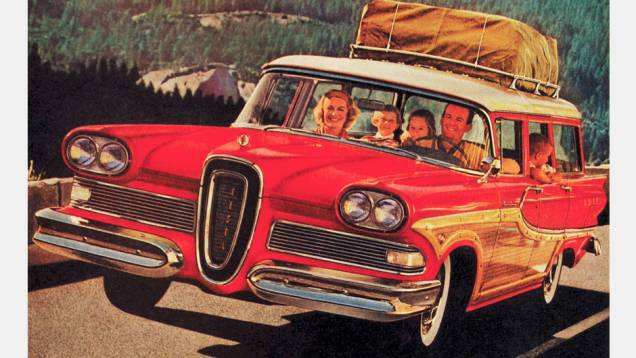 "Ford" Edsel: Ele nunca existiu. A Ford confundia, fazendo até do Thunderbird e do (Lincoln) Continental divisões da companhia. Edsel era uma marca posicionada entre Ford e Mercury em 1958.