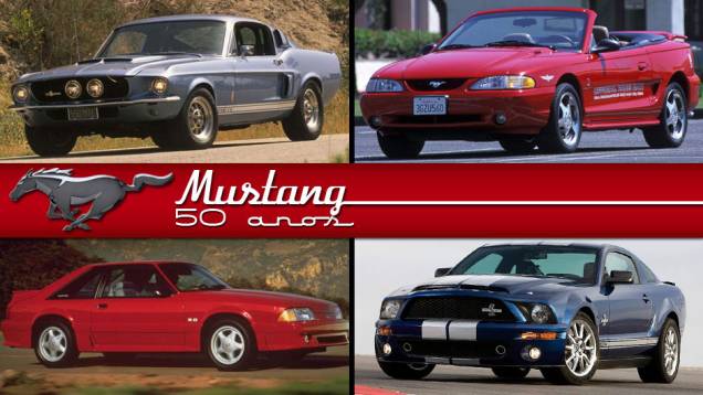 Completando 50 anos em 2013, o Mustang foi mostrado no fim de 1963 e chegou às ruas no ano seguinte; veja a seguir alguns dos modelos mais memoráveis de sua gloriosa trajetória