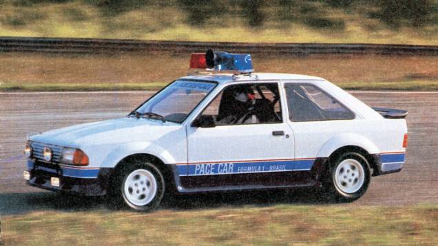 Ford Escort XR3 Pace Car: aproveitando a presença do esportivo como carro-madrinha do GP Brasil de F-1 de 1984, a Ford lançou uma série de apenas 350 unidades inspirada no veículo utilizado na prova - sem o giroflex, claro