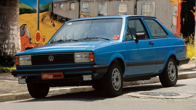 VW Voyage Los Angeles: lançada em homenagem aos Jogos Olímpicos de 1984, a série fez pouco sucesso por conta da chamativa cor azul