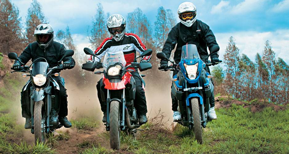 XT, G 650 GS e T&eacute;n&eacute;r&eacute;: as rainhas do deserto t&ecirc;m um s&oacute; cilindro.
