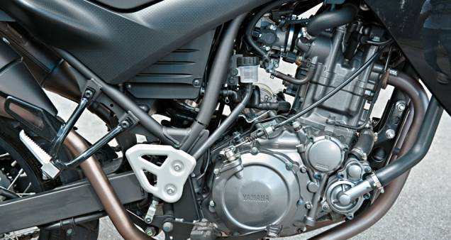 XT 660: motor reconhecido, forte e robusto.