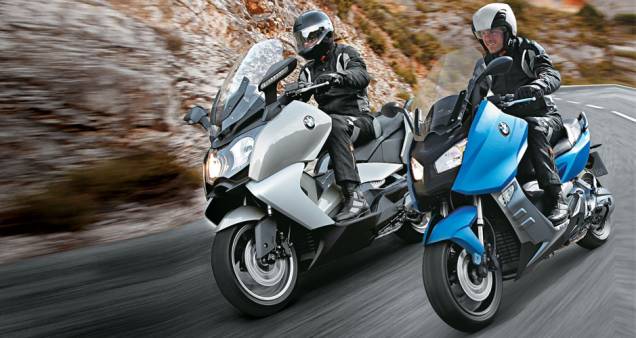Estilos distintos para o C 600 Sport (à dir.) e o C 650 GT. Estilos distintos para o C 600 Sport (à dir.) e o C 650 GT.