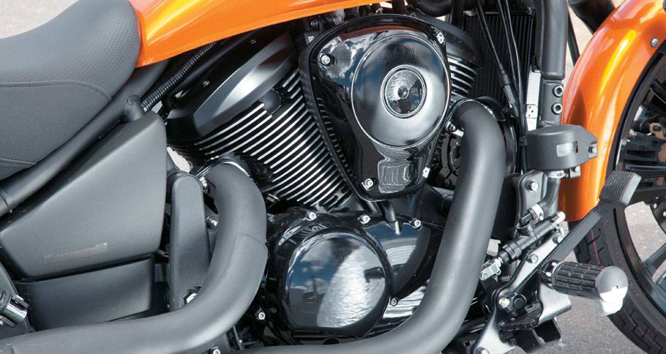 Vulcan: motor V2 todo preto &eacute; mais bandido