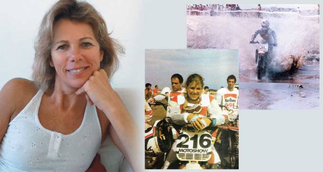 Verônica Loureiro - Pioneira nas trilhas e nas competições off- road dos anos 80: Perdi alguns amigos por andar melhor que eles. | <a href="https://quatrorodas.abril.com.br/moto/reportagens/mulheres-motociclistas-693221.shtml" rel="migration">Leia mais</a>