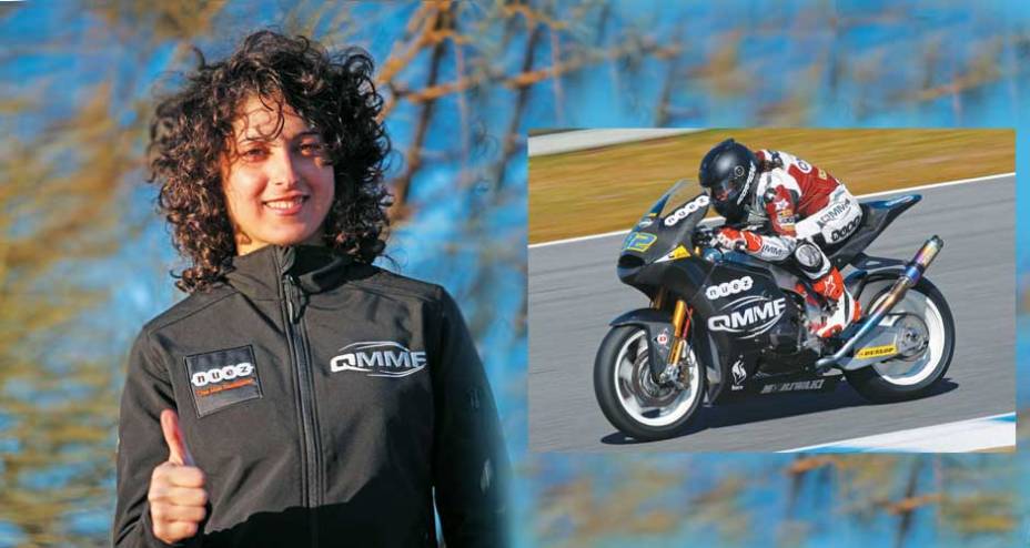 Elena na Moto2: de igual para igual | <a href="https://quatrorodas.abril.com.br/moto/reportagens/mulheres-motociclistas-693221.shtml" rel="migration">Leia mais</a>