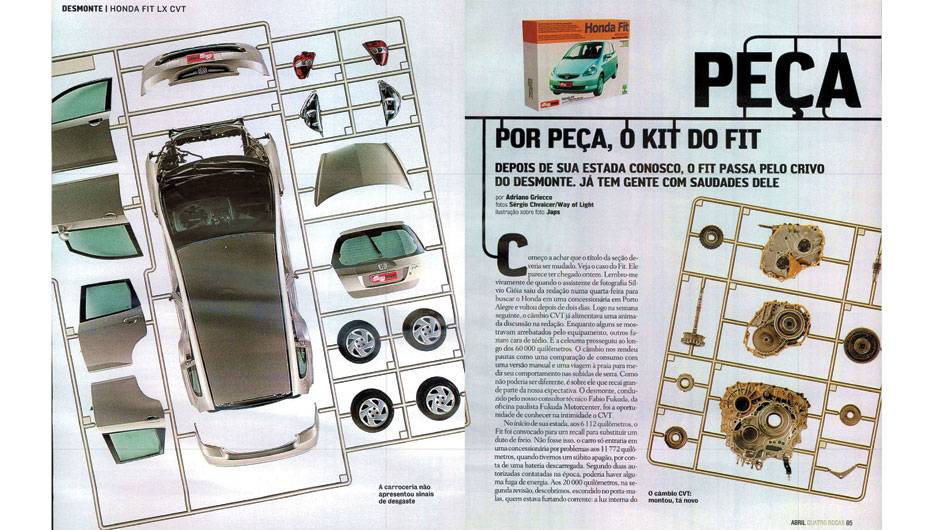 Honda Fit: o monovolume foi um dos modelos mais &iacute;ntegros da hist&oacute;ria do Longa Dura&ccedil;&atilde;o, e praticamente todas suas pe&ccedil;as passaram pelos 60 mil quil&ocirc;metros sem problemas. O Fit deixou saudades na reda&ccedil;&atilde;o... | <a href="https://quatrorodas.abril.com.br/acervodi" rel="migration"></a>
