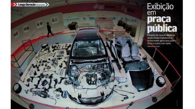 Chevrolet Vectra: comprado apenas cinco meses após o lançamento, sofreu com falhas típicas da primeira fornada de um lançamento; pelo menos o motor acabou o teste em bom estado, em parte por méritos da rede | <a href="https://quatrorodas.abril.com.br/acerv" rel="migration"></a> Chevrolet Vectra: comprado apenas cinco meses após o lançamento, sofreu com falhas típicas da primeira fornada de um lançamento; pelo menos o motor acabou o teste em bom estado, em parte por méritos da rede | <a href="https://quatrorodas.abril.com.br/acerv" rel="migration"></a>