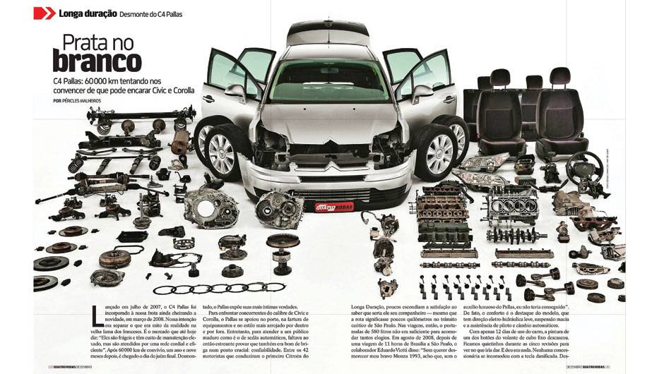 Citro&euml;n C4 Pallas: para verificar se a (m&aacute;) reputa&ccedil;&atilde;o dos franceses de produzir carros caros de manter era justificada, compramos um C4 Pallas em 2008. O sed&atilde; foi aprovado no desmonte, mas apresentou falhas graves para quem rivaliza com Honda Civic e Toyo