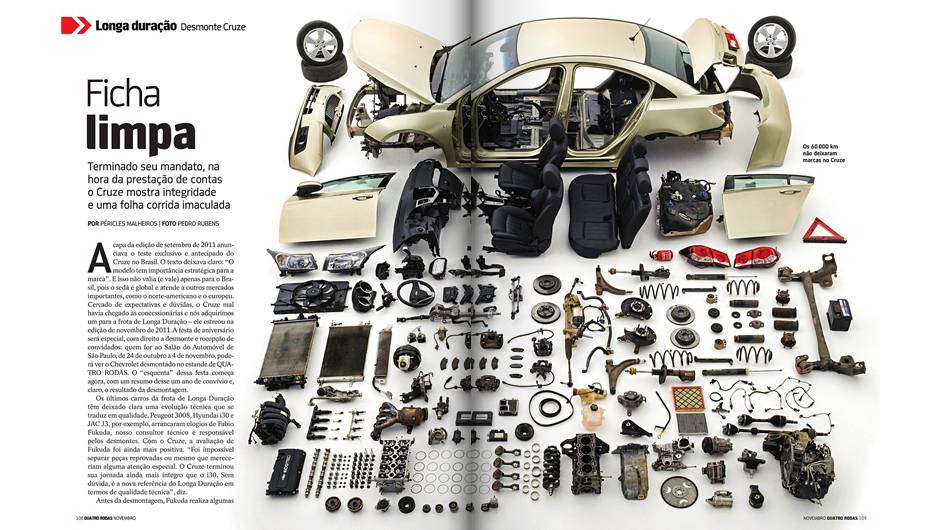 Chevrolet Cruze: ficha limpa. Terminando seu mandato, na hora da presta&ccedil;&atilde;o de contas o Cruze mostra integridade e uma folha corrida imaculada | <a href="https://quatrorodas.abril.com.br/acervodigital/home.aspx?edicao=636&pg=108" rel="migration">Leia mais</a>