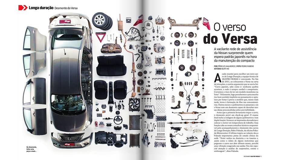 Nissan Versa: o verso do Versa. A vacilante rede de assist&ecirc;ncia da Nissan surpreende quem espera padr&atilde;o japon&ecirc;s na hora da manuten&ccedil;&atilde;o do compacto | <a href="https://quatrorodas.abril.com.br/acervodigital/home.aspx?edicao=638&pg=90" rel="migration">Leia mais</a>