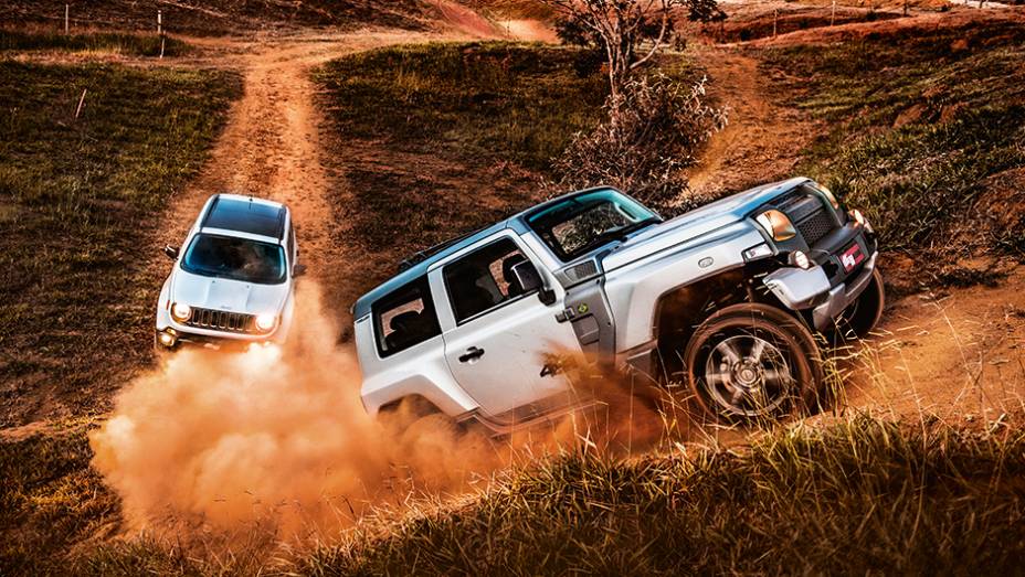 Se 4x4 é o seu número, eis os modelos a dieselmais atraentes | <a href="https://quatrorodas.abril.com.br//carros/comparativos/troller-t4-x-jeep-renegade-890323.shtml" target="_blank" rel="migration">Leia mais</a>