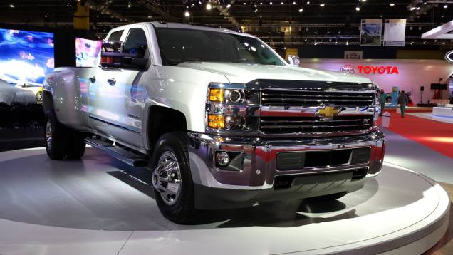 Picape para trabalhos pesados, a Silverado Heavy Duty foi um dos destaques da Chevrolet Picape para trabalhos pesados, a Silverado Heavy Duty foi um dos destaques da Chevrolet