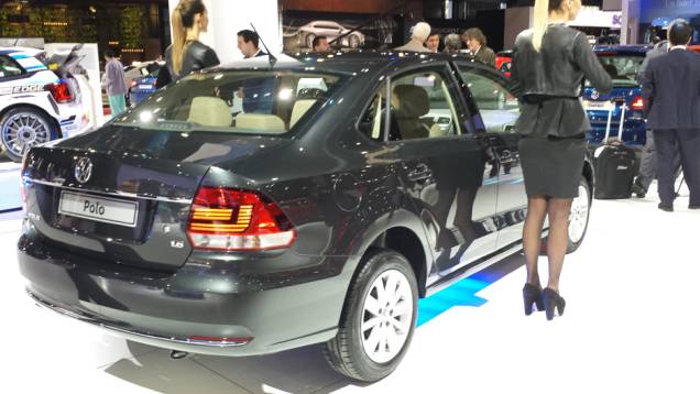 A nova geração do VW Polo foi levada para o Salão, já que o carro ainda é comercializado na Argentina