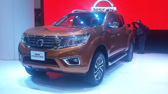Da Nissan, vimos a nova Frontier que só chegará ao mercado em 2017 Da Nissan, vimos a nova Frontier que só chegará ao mercado em 2017