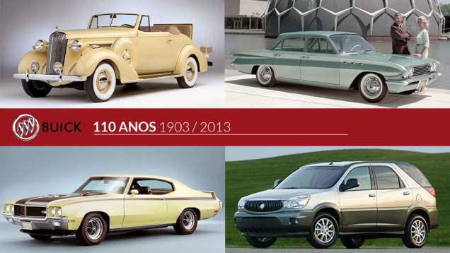 Divisão mais familiar e tradicional da GM, a Buick completa 110 anos em 2013. Selecionamos 11 modelos que marcaram essa história, vários dos quais considerados há tempos clássicos de Detroit.