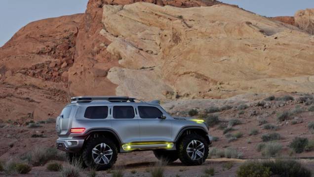 SUV conceitual da Mercedes-Benz chamado Ener-G Force | <a href="https://quatrorodas.abril.com.br/saloes/los-angeles/2012/mercedes-benz-ener-g-force-724386.shtml" rel="migration">Leia mais</a>