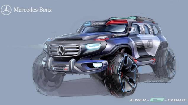 SUV conceitual da Mercedes-Benz chamado Ener-G Force | <a href="https://quatrorodas.abril.com.br/saloes/los-angeles/2012/mercedes-benz-ener-g-force-724386.shtml" rel="migration">Leia mais</a>