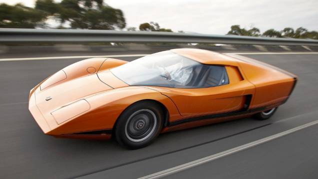 Holden Hurricane (1969) - A divisão australiana da GM criou um esportivo recém-restaurado com teto parcialmente basculável para frente. Seu V8 de 4.2 litros e 262 cv entrou em produção no ano de apresentação.