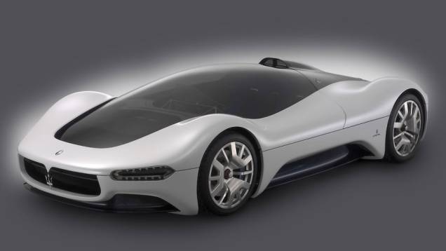 Pininfarina Maserati Birdcage 75th (2005) - O 75º aniversário da Pininfarina foi comemorado em grande estilo com um superesportivo com paralamas quase tão altos quanto o teto. O motor? O V12 de 700 cv do Maserati MC12. Pininfarina Maserati Birdcage 75th (2005) - O 75º aniversário da Pininfarina foi comemorado em grande estilo com um superesportivo com paralamas quase tão altos quanto o teto. O motor? O V12 de 700 cv do Maserati MC12.
