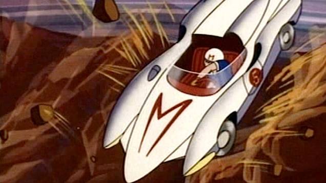 Speed Racer (1967-1968) - Animação japonesa com traços que exprimiam velocidade, teve no atraente Mach 5, com suas várias engenhocas, o modelo de "réplicas" em escala real, como a usada no filme de 2008 Speed Racer (1967-1968) - Animação japonesa com traços que exprimiam velocidade, teve no atraente Mach 5, com suas várias engenhocas, o modelo de "réplicas" em escala real, como a usada no filme de 2008