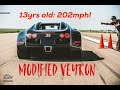 13yr old goes 200mph+ in Bugatti Veyron!!! / Shift-S3ctor 1/2 Mile